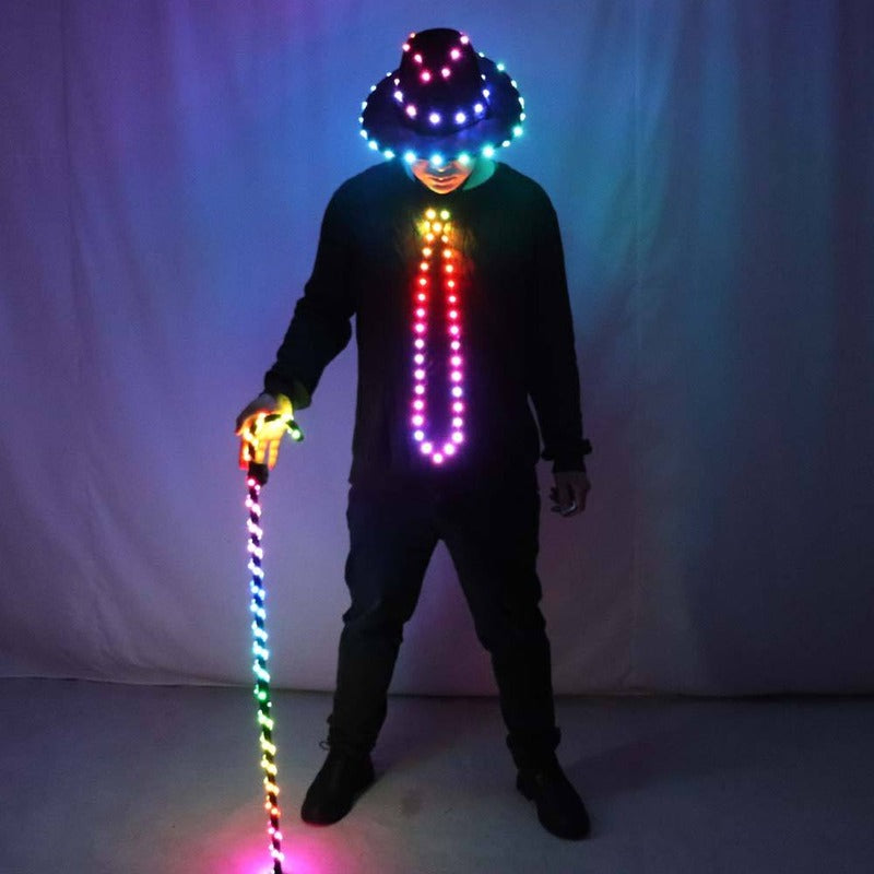 LED Light-Up Costume Suit for Women/Men