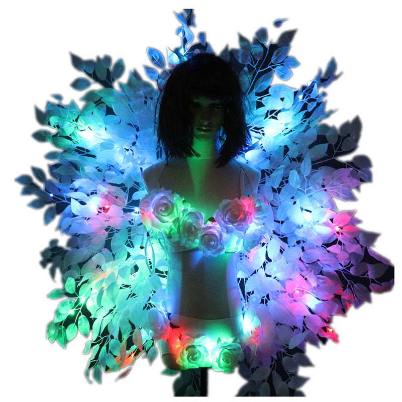 Bar DS Sexy LED Bra Costume Female Singer Suit