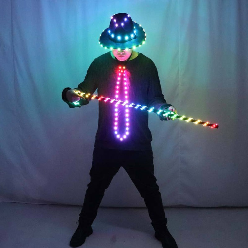 LED Light-Up Costume Suit for Women/Men