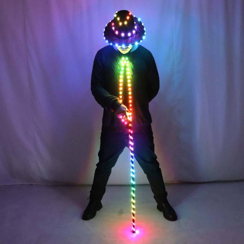 LED Light-Up Costume Suit for Women/Men