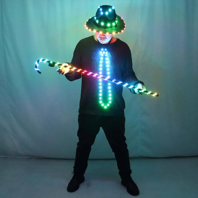 LED Light-Up Costume Suit for Women/Men