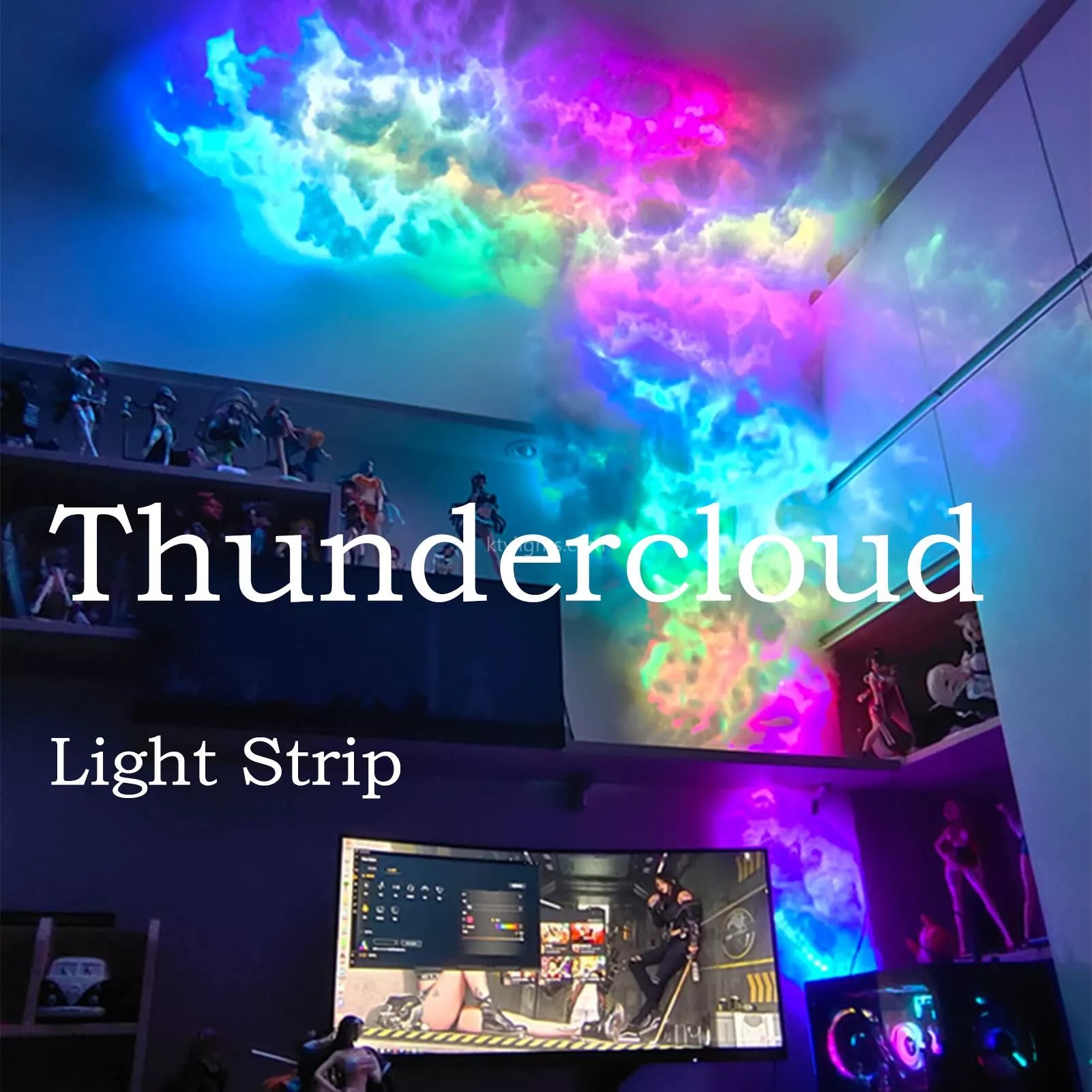 DIY LED Thundercloud Lightning Decorative Light