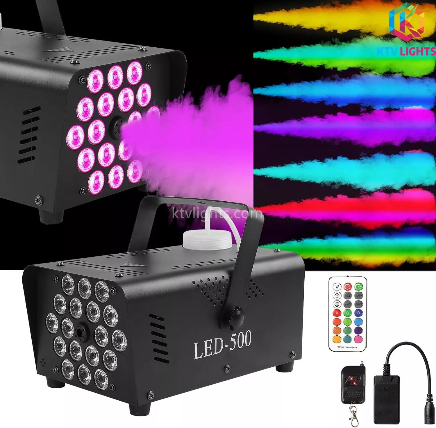 500W 18 LED Light Smoke Machine -D6