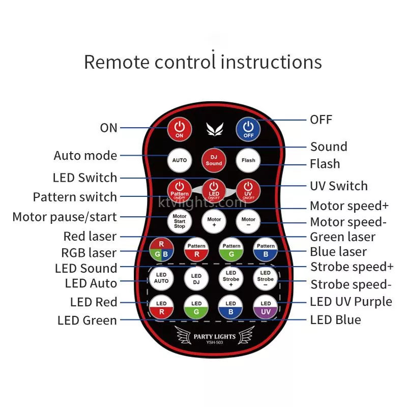 21 holes 4 in 1 RGB disco laser light-B5