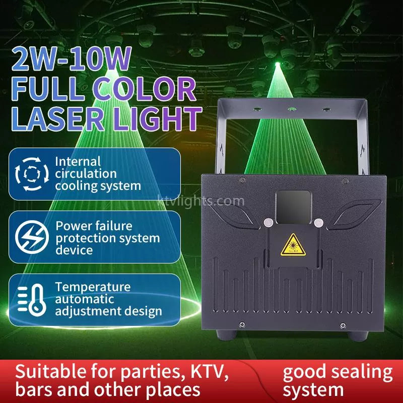 ILDA 2w-10w 3D animation laser light-A14