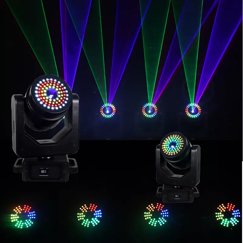 Moving head animation beam laser light-A26