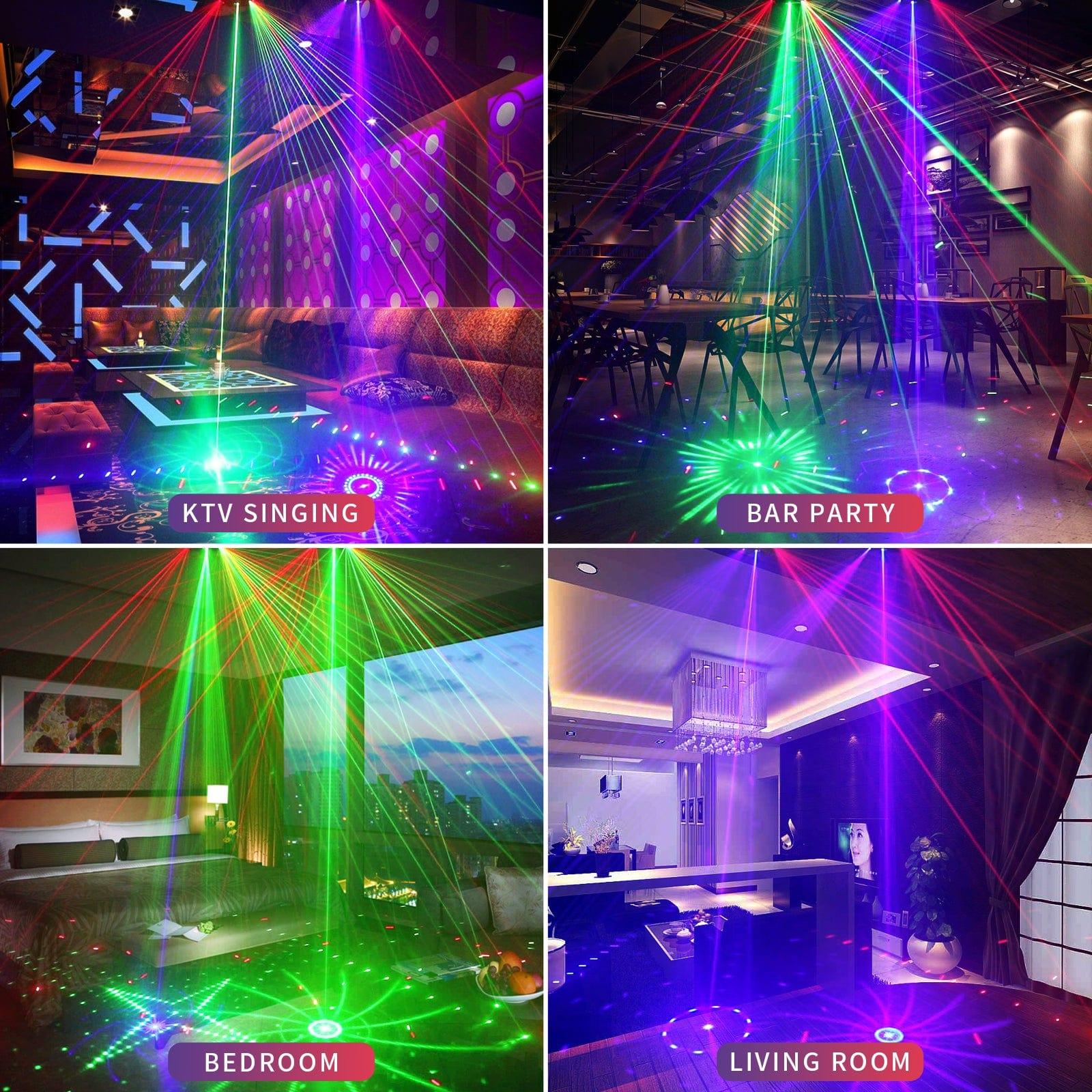 15-eye Laser Projector LED RGB DMX Strobe Stage Light DJ Disco