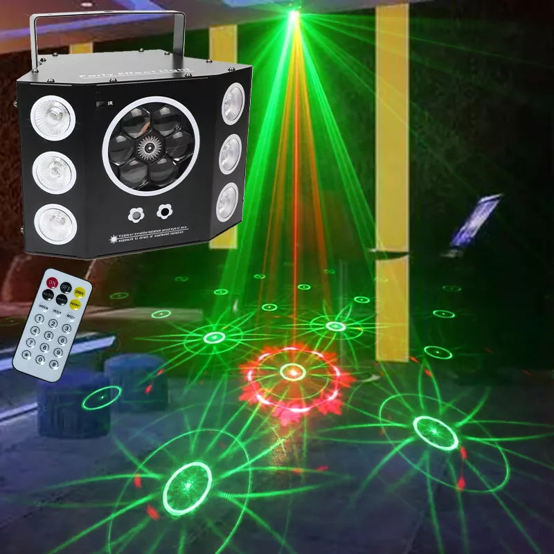 New 5 in 1 Snowflake Laser Light-C14