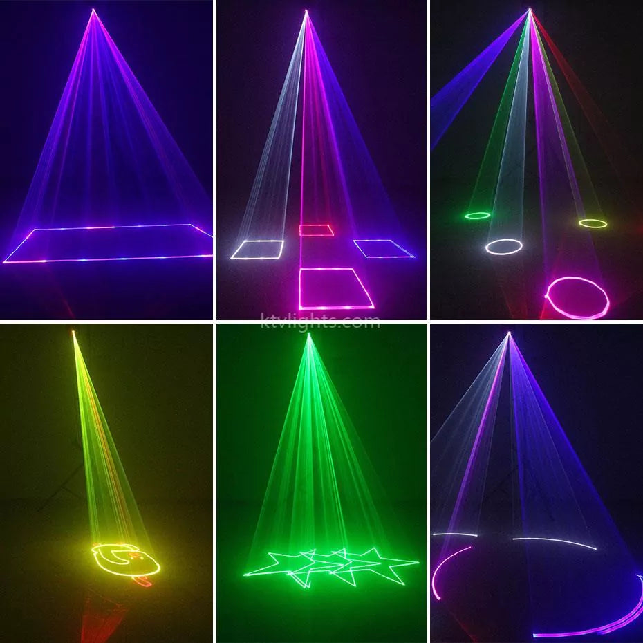 ILDA 2w RGB animated laser light-A11