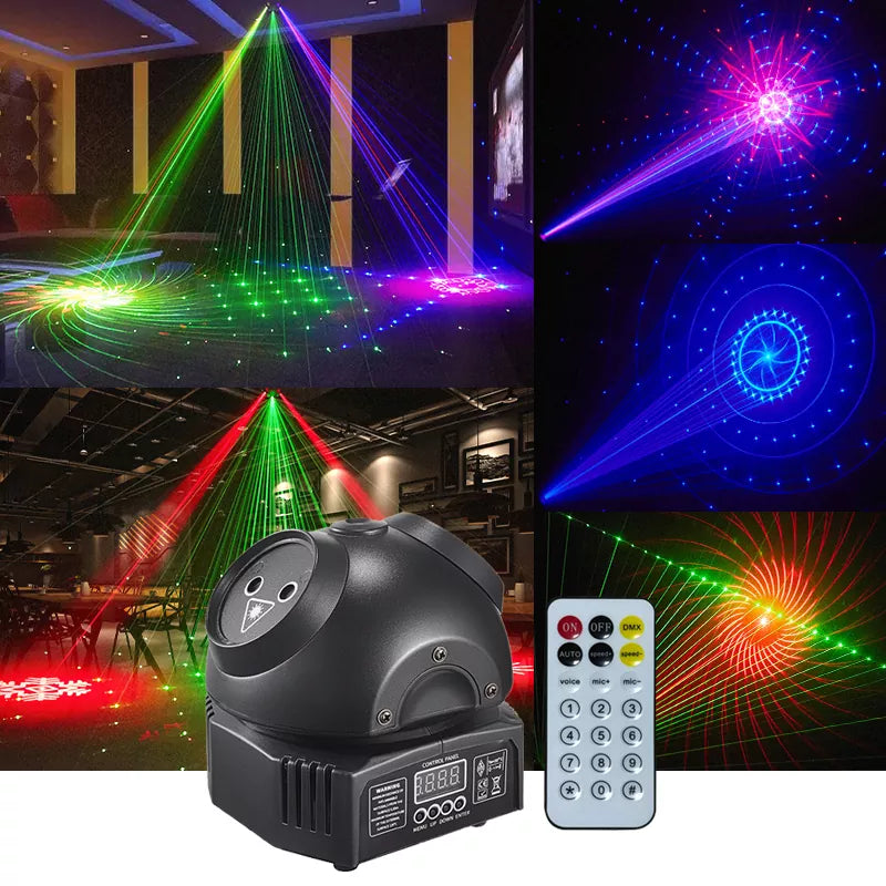 Laser beam pattern moving head light-E8