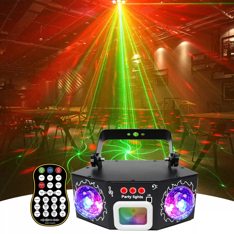 2025 New 3 in 1 Dual Magic Ball Party Laser Light-C15