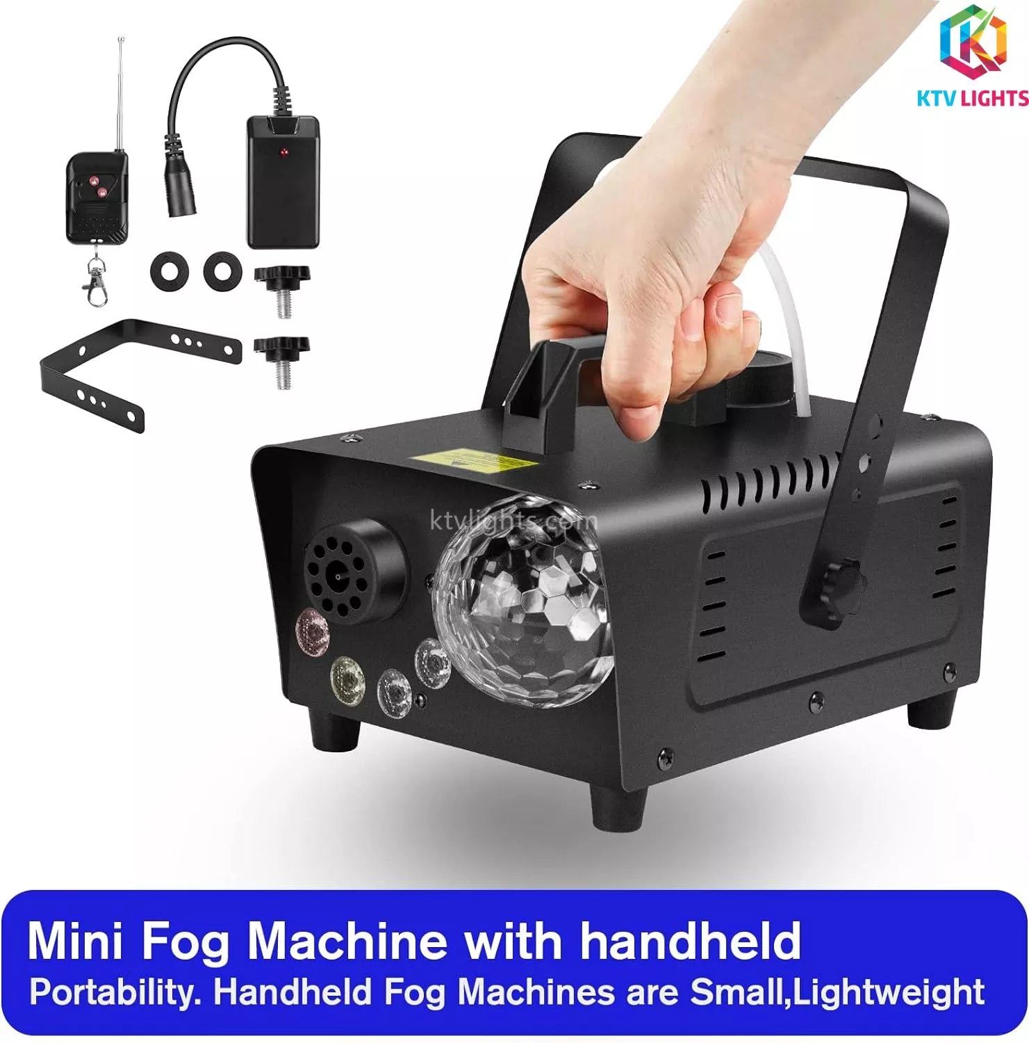 800W 2-in-1 4 LED RGB Smoke Machine-D8