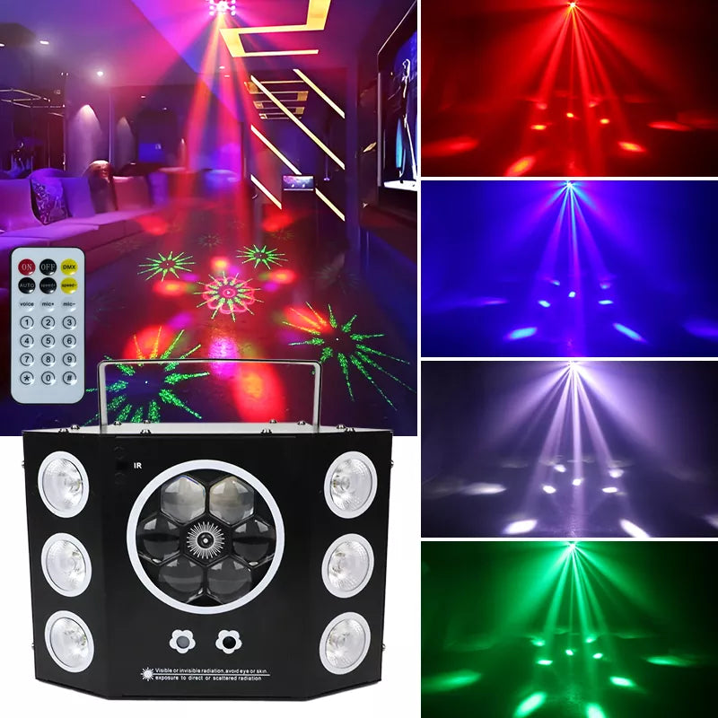 New 5 in 1 Snowflake Laser Light-C14