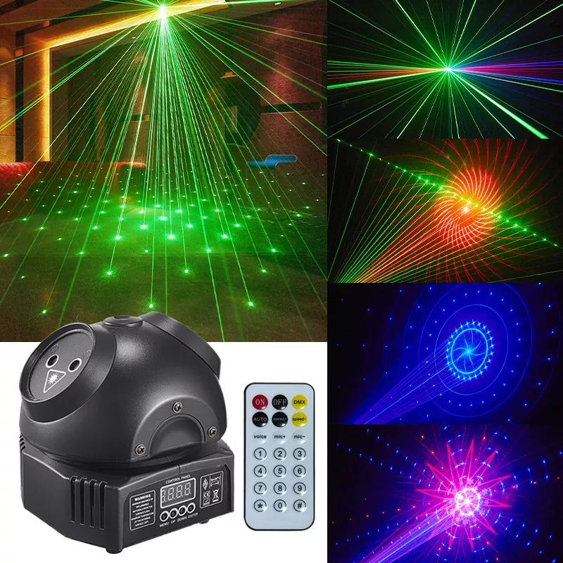 Laser beam pattern moving head light-E8