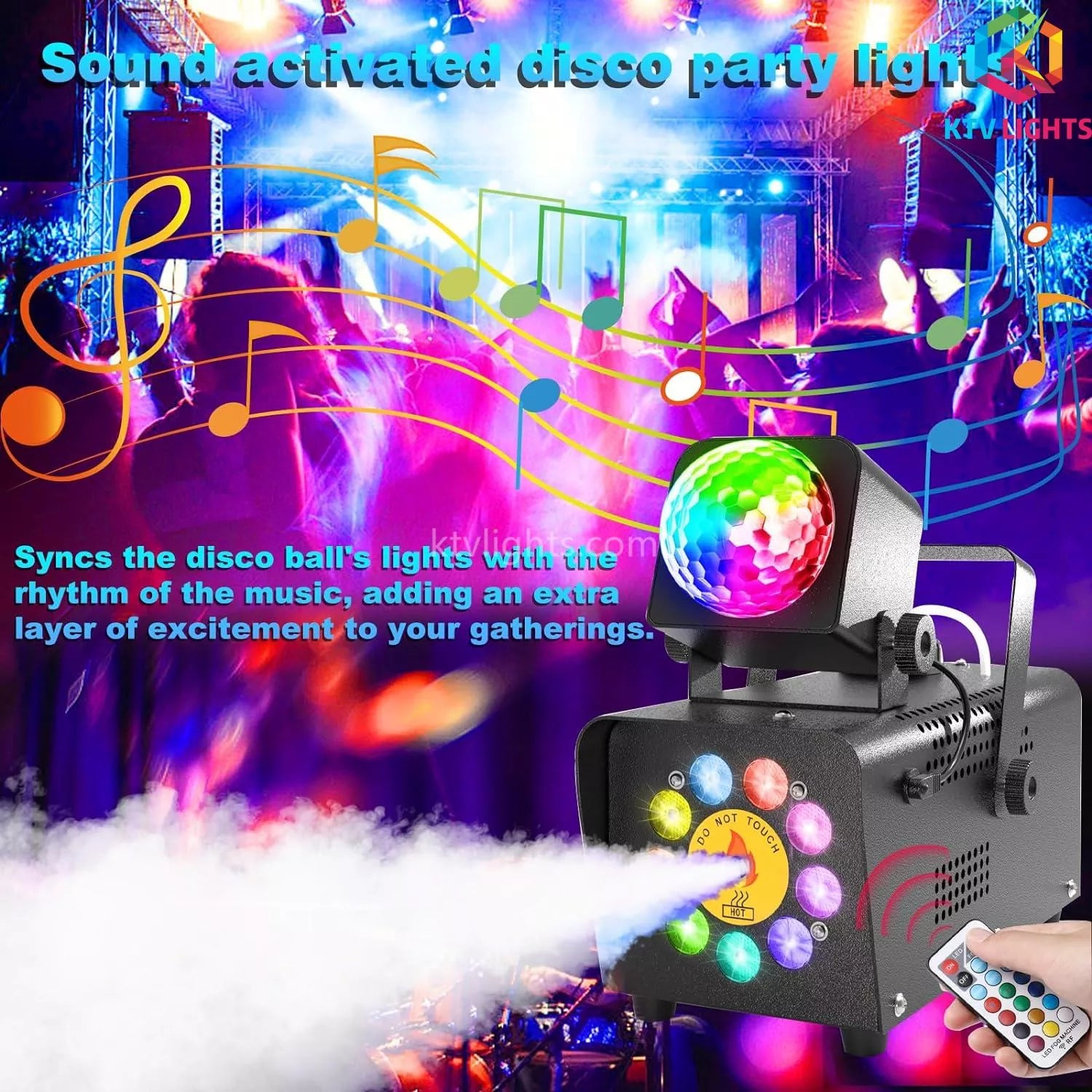 500w 2 in 1  LED smoke machine-D7