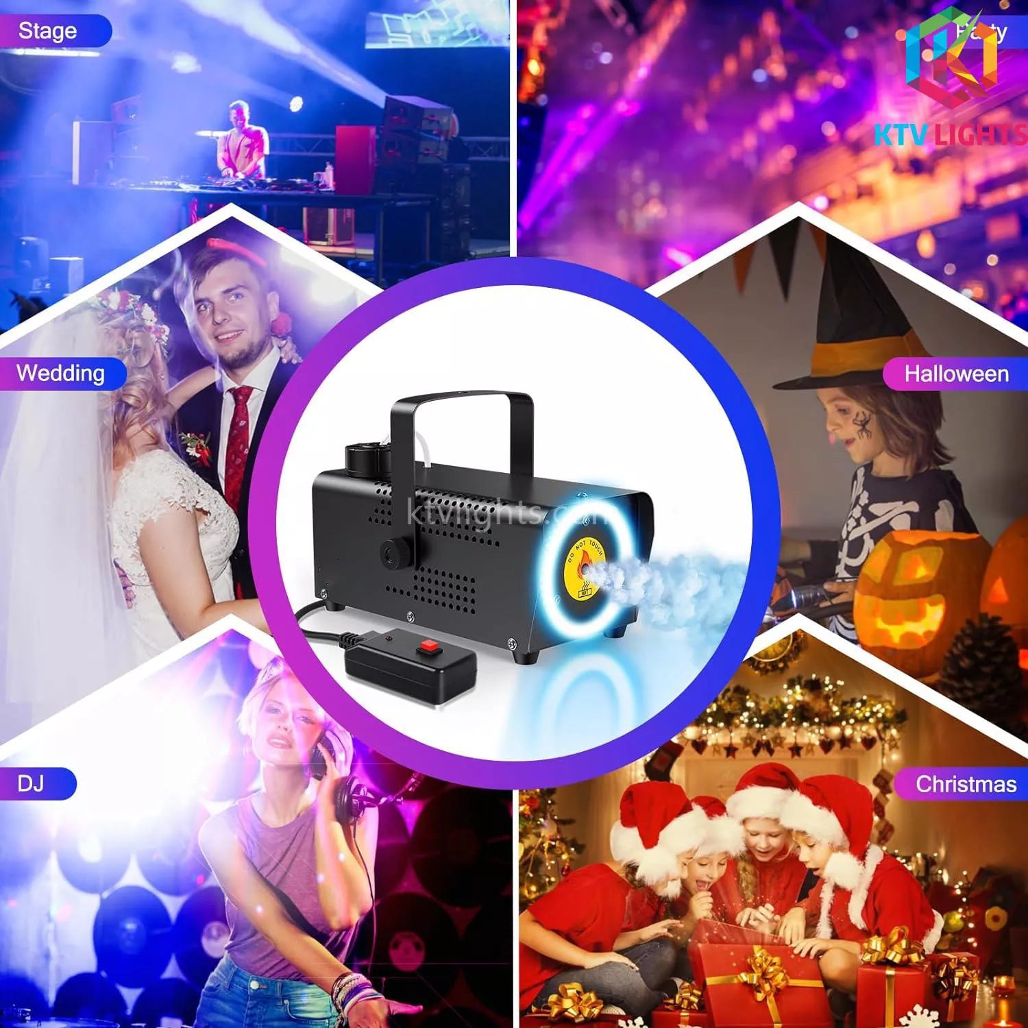 500W 48 LED fog machine-D10