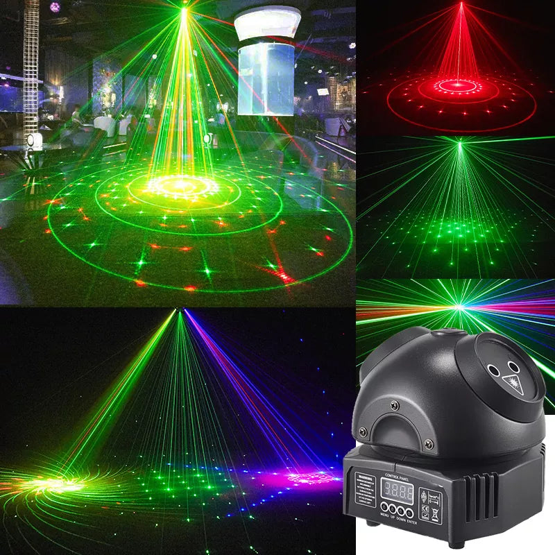 Laser beam pattern moving head light-E8