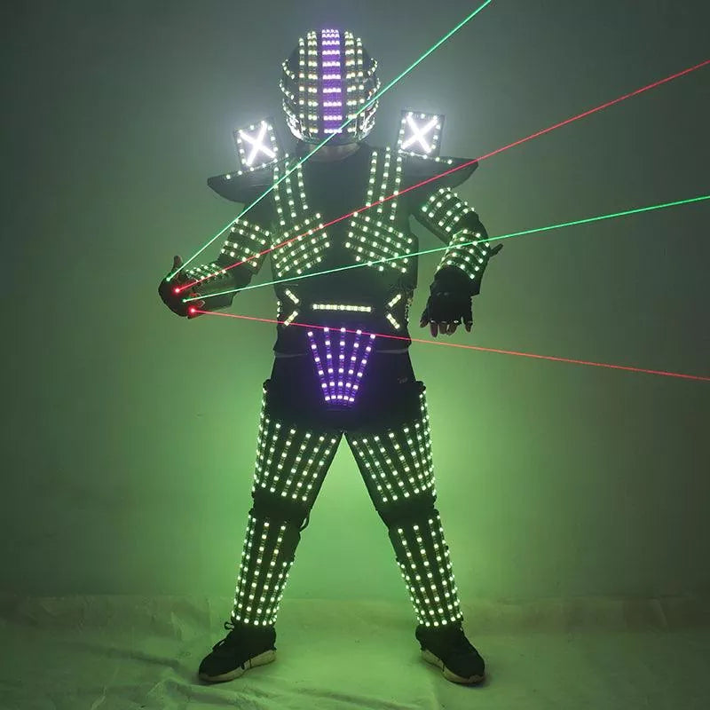 XX new LED robot set-MJ