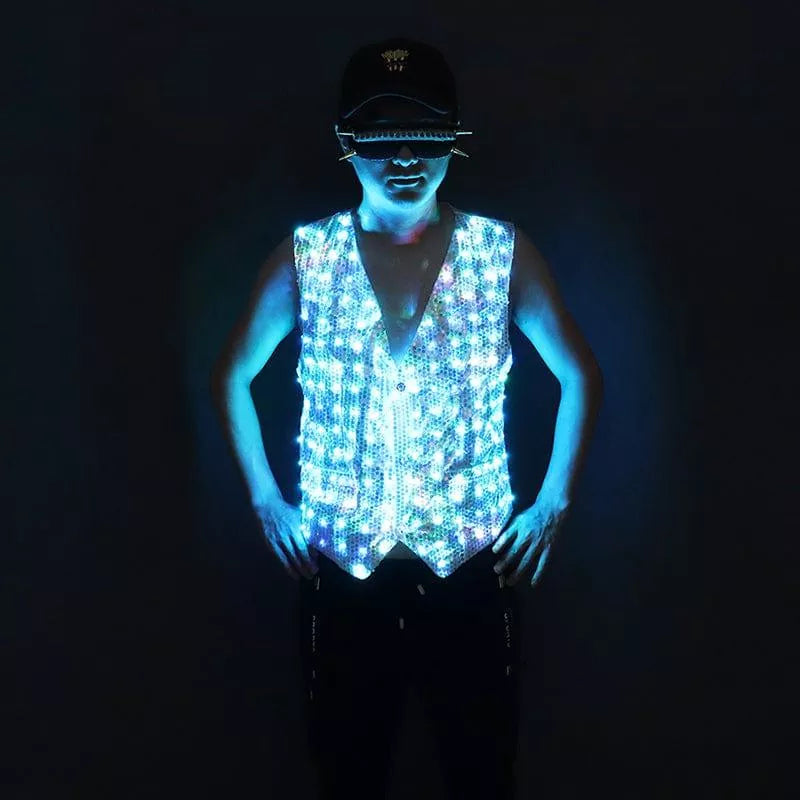 Colorful LED luminous vest