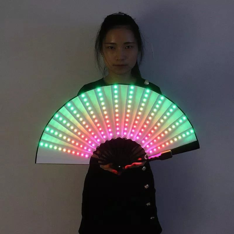 Full color LED fan