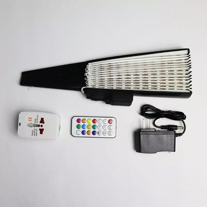 Full color LED fan