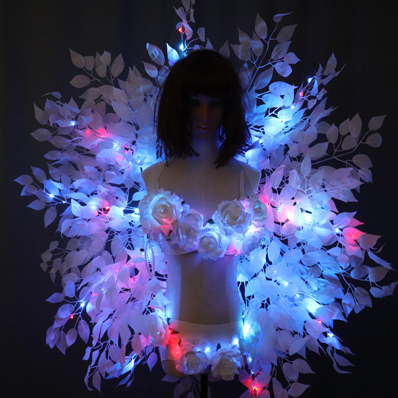 Bar DS Sexy LED Bra Costume Female Singer Suit