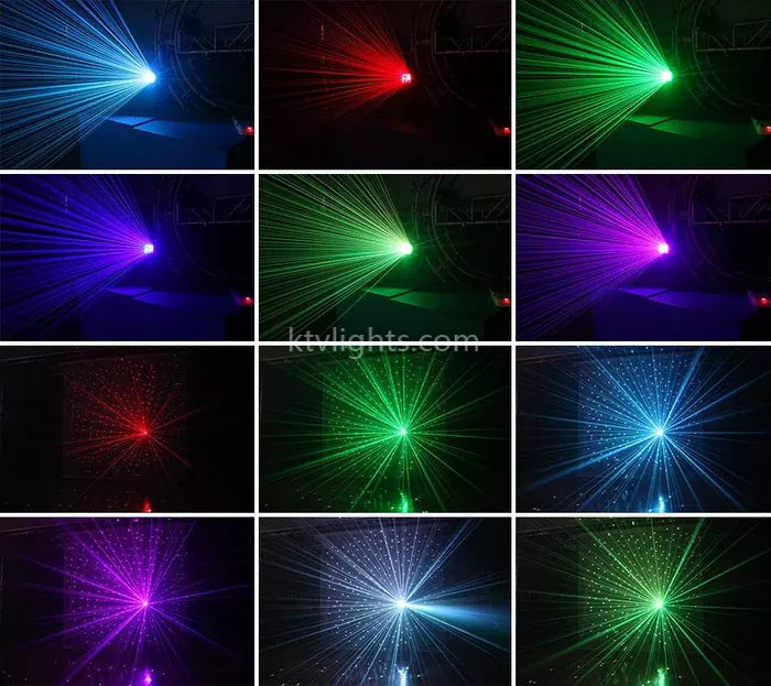 RGB star point laser light-B17