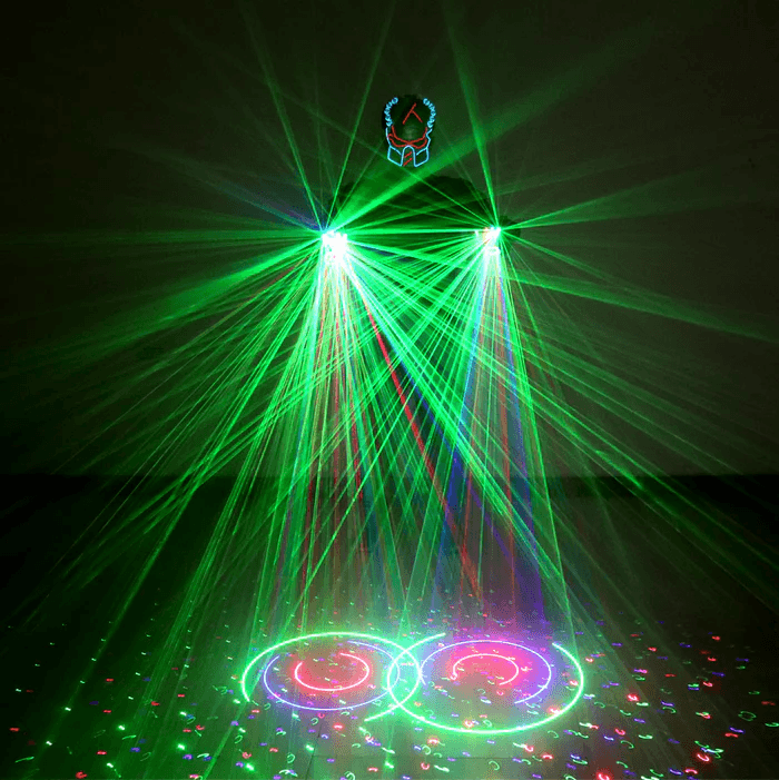 Helle LED Bühne Kostüme LED Handschuhe Leuchtgläser Laser Stage