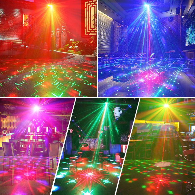 MLD Party Mini Laser Projector Stage Lighting Sound Activated Laser Light  for Party and DJ Shower Laser Light